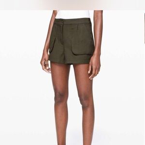 lululemon athletica Dark Green Women's Athletic Shorts